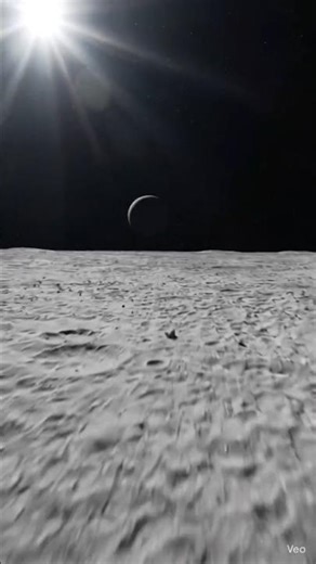 UFO Mysterious Alien Triangle Seen Flashing on the Moon 🌙