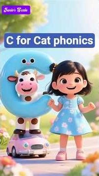 "C for Cat Phonics 🐱 Capital & Small Letter C | ABC Song for American Kids #Shorts"
