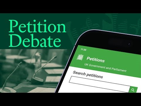 E-petition debate relating to a general election - Monday 12 January 2026.