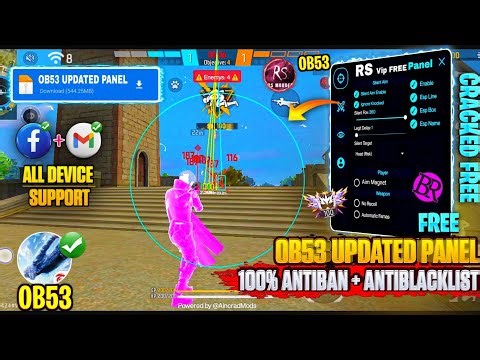⚡Free Fire OB53 AIM kill mod menu free☠️new rank season FF hack🔥BR MOD,HAXX-CKER PRO V16, HG CHEAT⚔️