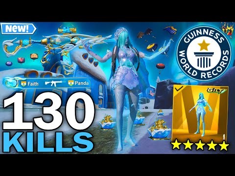 130 KILLS!😍 BEST AGGRESSIVE RUSH GAMEPLAY with BEST OUTFIT in NEW FROSTY FUNLAND🥵PUBG MOBILE