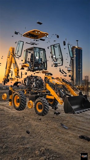 This Excavator Literally Exploded 🤯🚜 #shorts #jcb #restoration