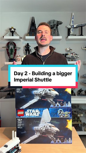 LEGO Star Wars Imperial Shuttle MOC: Day 2 Build Progress