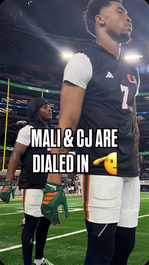 Your favorite WR duo is dialed in 🫡 | Miami Hurricanes