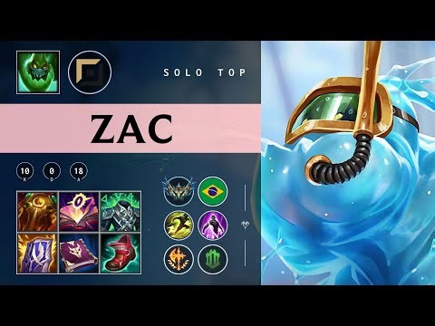 Zac Top vs Taric - BR Challenger Patch 25.24