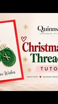 Christmas Gloves 🧤DIY Christmas Card Tutorial 🎄✨