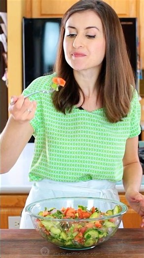 Cucumber Tomato Salad Just Got Better #shorts