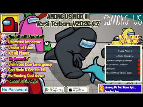 Among Us Update V2026.4.7 Mod Menu Apk Unlimited Impostor & Unlock all Item No Password !!