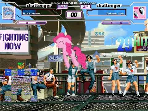 MUGEN: Missingno (Me) vs Pinkie Pie