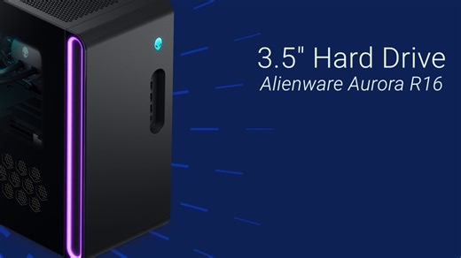 How to Replace the 3.5-inch Hard Drive on Alienware Aurora R16