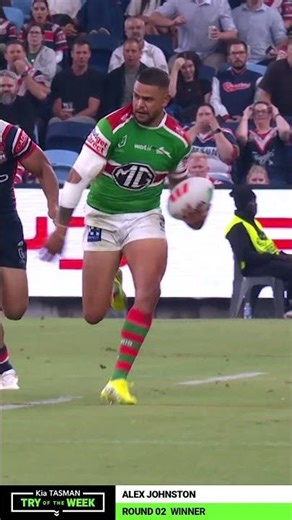 It had to be AJ 213! #nrl #nrlhighlights #rabbitohs