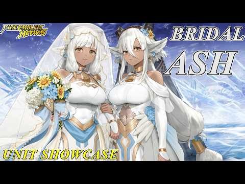 Fire Emblem Heroes - Bridal Ash Unit Showcase ( Builds, Duo Dialogue & Animations )