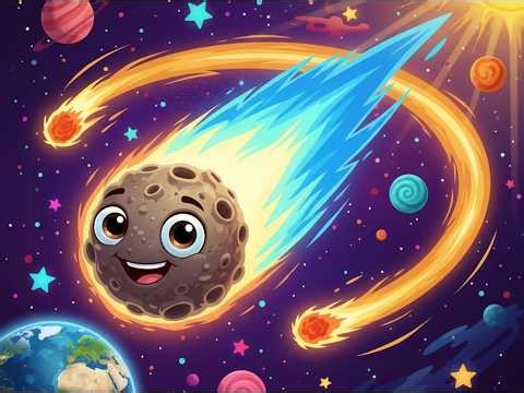 Comets for Kids 🌠 | Cosmic Snowballs, Space Tails & Secrets of the Solar System! #scienceforkids