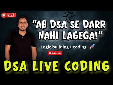 stack data structure in DSA live coding