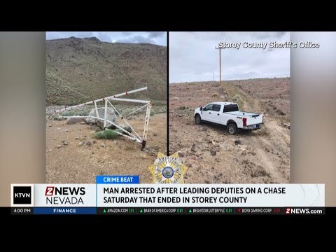 Sun Valley man leads deputies on chase in stolen truck, Storey County deputies say