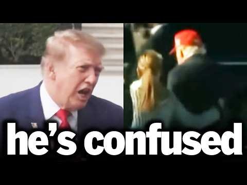 Trump Escorted Away In Confusion