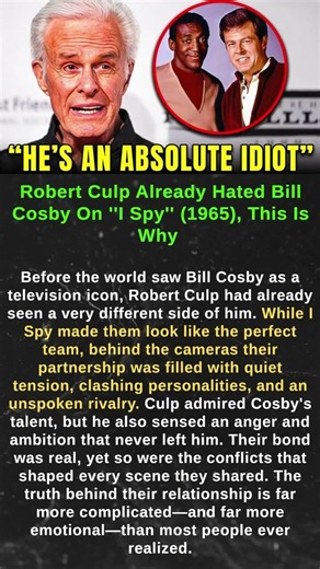 Robert Culp Already Hated Bill Cosby On ''I Spy'' 1965, This Is Why #shorts
