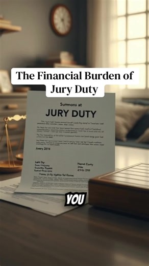 The Financial Burden of Jury Duty👨🏽‍⚖️ jury duty explained jury duty laws can you get out of jury duty jury duty rights jury selection process jury duty penalties civic duty laws #JuryDuty #KnowYourRights #ForbiddenCivics