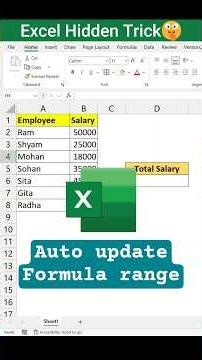 Auto Update Formula Range in Excel 😱 (No Manual Edit)