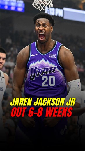 JAREN JACKSON JR. OUT 6-8 WEEKS🚨