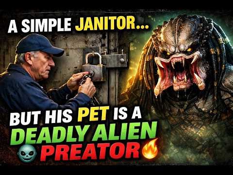 A Simple Janitor… But His Pet Is a Deadly Alien Predator 👽🔥 |Best Stories | The Real Sci-Fi Story