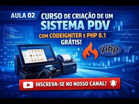 Aula 02 – Alterando e Organizando Rotas no Sistema PDV com CodeIgniter 4.3 e PHP 8.1
