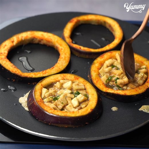 If you have eggplant ang eggs at home, make this delicious eggplant omelette recipe | Yummy Recipes