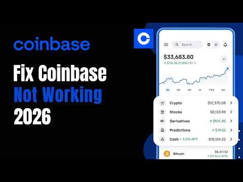 How to Fix Coinbase Not Working 2026 !
