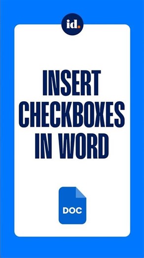 Adding Check Boxes in Word
