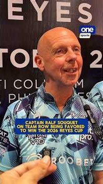 Captain Ralf Souquet on Team ROW being favored to win the 2026 Reyes Cup | #OSOnTheSpot