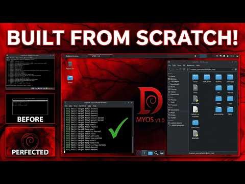 How To Build A Linux Distro Virtually! (LIVE BUILD)💻🐧