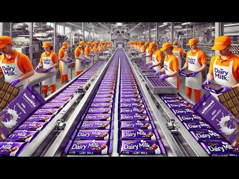 How Cadbury Makes Its Famous Dairy Milk Bars (Full Production Process)