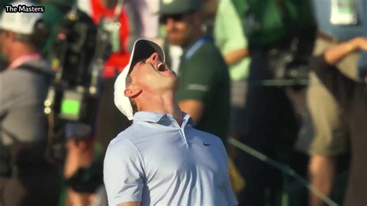 Masters winner Rory McIlroy reunites with wife Erica and daughter Poppy after clinching historic second green jacket