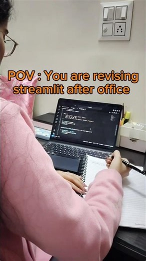 Refining AI engineering skills after office 💻#aiengineer #datascience #aiwithapoorva #motivation