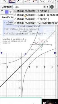Cómo enseñar Funciones Inversas en 1 minuto con GeoGebra 📐