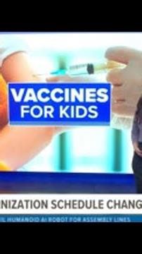 Changes to childhood immunization schedule