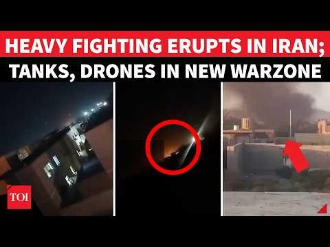BREAKING: Iran Deploys Drones, Tanks As Iranian Forces Open New Front Against 'Israel-Linked Gunmen'