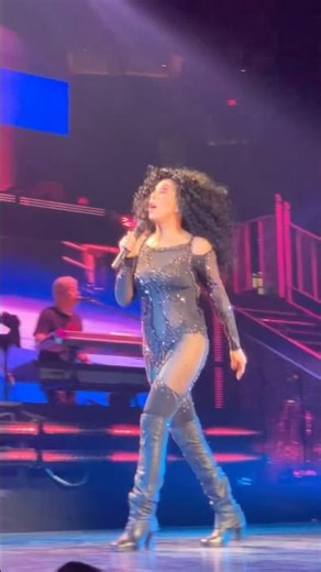 Cher turning back time live on stage. #Cher