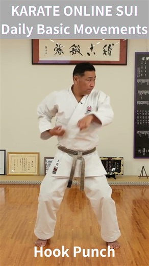 KARATE ONLINE SUI - Daily Basic Movements Hook Punch