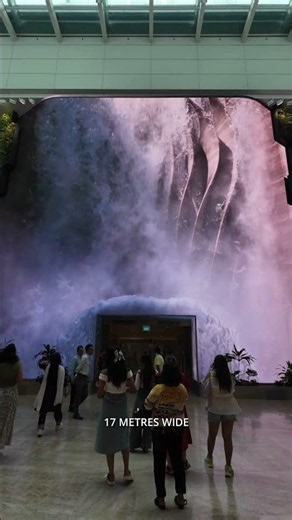 Have You Seen This Inside Changi Airport? 😮 | The Wonderfall