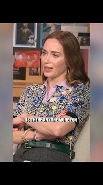 Martinis with Meryl and Stanley! Emily Blunt on Afterwork Drinks on 'The Devil Wears Prada 2'
