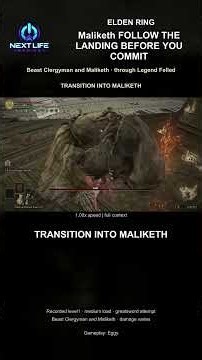Elden Ring: Maliketh — both forms and the actual finish
