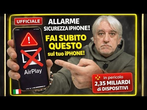 2,35 MILIARDI iPhone HACKERATI: Disattiva SUBITO AirPlay!