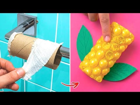 🎉 Transform Trash to Treasure: Fun Cardboard & Paper Tube Crafts! 🛠️✨