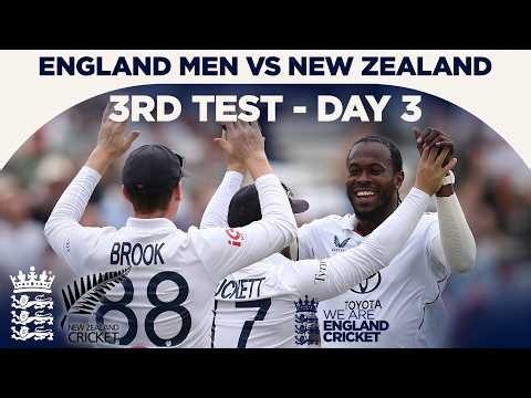NZ Ahead Despite Archer Breakthroughs | Highlights England v New Zealand Day 3 | Rothesay Test 2026
