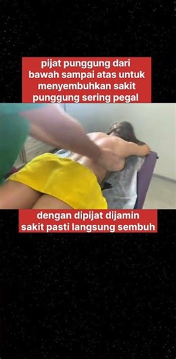 pijat punggung dari bawah sampai atas untuk menyembuhkan sakit punggung sering pegal #abj #pijat