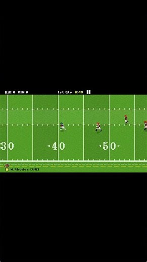 My First Touchdown Return In Retro Bowl!