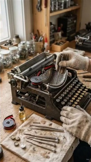 Old Typewriter Restoration Timelapse | Satisfying Vintage Restoration ASMR #funny #trending #comedy