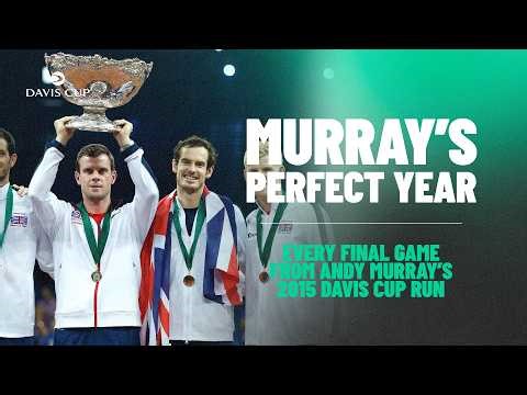 Murray's PERFECT Year 🏆 | Andy Murray | Davis Cup 2015 | Every Winning Game