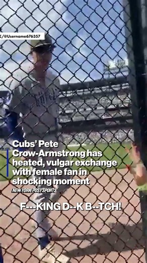 🤬 Pete Crow-Armstrong vs. Angry Fan! #shorts